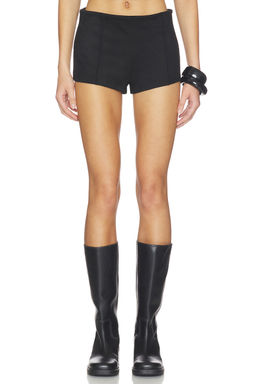 superdown - Jessica Faux Suede Short In Black