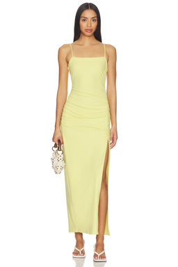 Susana Monaco - String Gathered Slit Dress