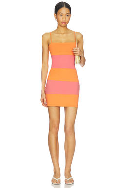 Susana Monaco - String Colorblock Mini Dress