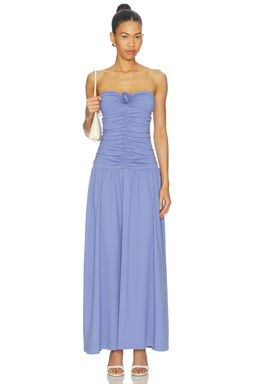 Susana Monaco - Center Gathered Flower Tube Dress