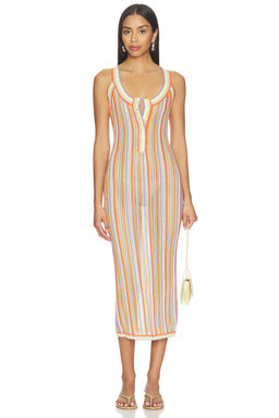 Susana Monaco - Stripe Sweater Henley Dress