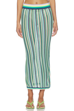Susana Monaco - Stripe Sweater Midi Skirt