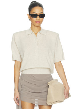 ROTATE - Knitted Polo Top