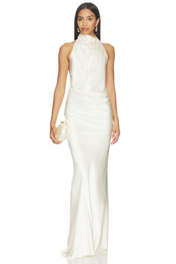 The Sei - Halter Drape Gown