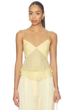 The Sei - Cut Out Ruffle Cami