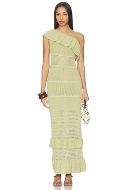 Tularosa - Kenzee Ruffle Midi Dress