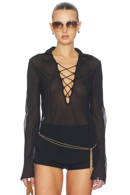 Tularosa - Carlotta Lace Up Top