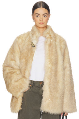 Weworewhat - Faux Fur Jacket