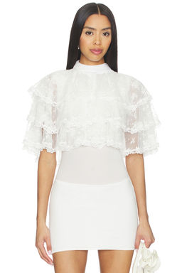 Yuhan Wang - Shell Button Lace Bolero