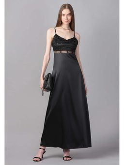 MISH - LUXE By MISH Black Maxi Dress
