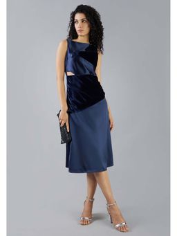 MISH - LUXE By MISH Navy Blue A-Line Fit Dress