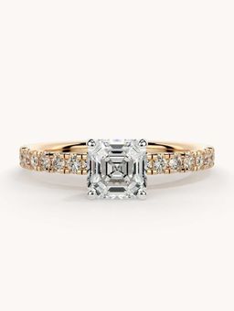 Valanova - Rose Gold Plated Sterling Silver and Certified Lab Grown Diamond 1.06Cts
