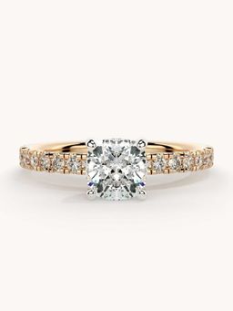Valanova - Rose Gold Plated Sterling Silver and Certified Lab Grown Diamond 1.06Cts