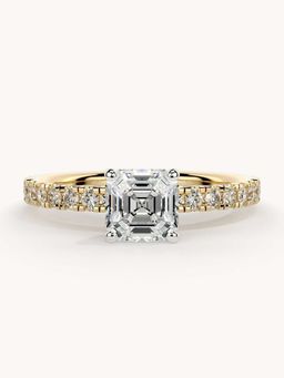 Valanova - Gold Plated Sterling Silver and Certified Lab Grown Diamond 1.06Cts