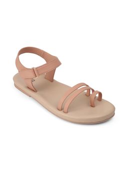 PEPPER - Flat Sandals - Peach