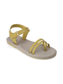 PEPPER - Flat Sandals - Yellow