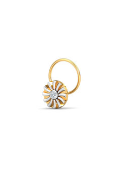 KuberBox - Ciru Wired Nose Pin 18K Gold