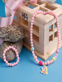 JEWELZ - Enchanted Unicorn Multi-Color Beads Necklace & Bracelet Set (3-4 Years)