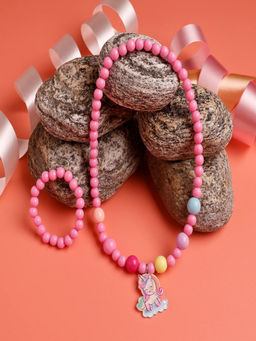 JEWELZ - Whimsical Unicorn Multi-Color Beads Necklace & Bracelet Set (3-4 Years)