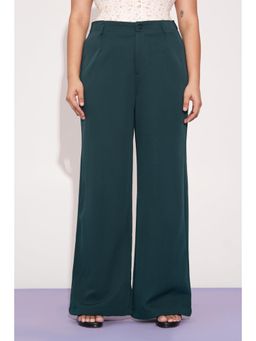 FREAKINS - Deep Pine Curve Wide Leg Adjustable Korean Pants