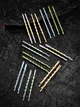 PANASH - Multi-Color Traditional Hair Clips (Pack of 20)