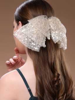 PANASH - White Traditional Hair Clip