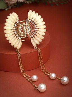 PANASH - White Traditional Hair Clip