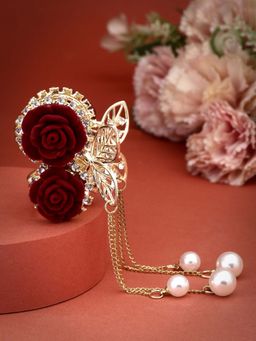 PANASH - Red Traditional Hair Clip