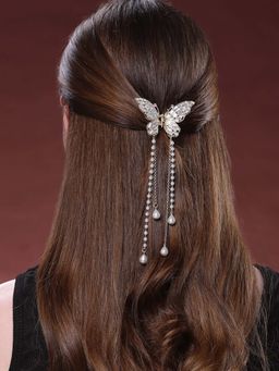 PANASH - White Traditional Hair Clip