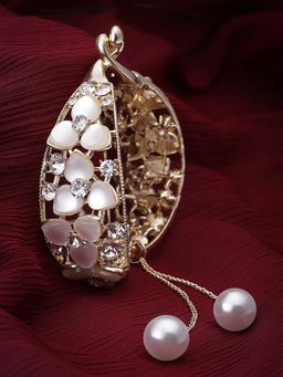 PANASH - White Traditional Hair Clip