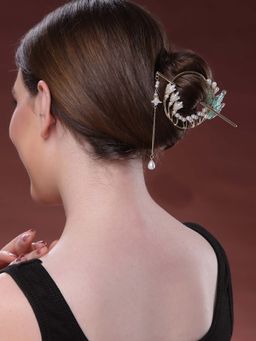 PANASH - White Traditional Hair Pin