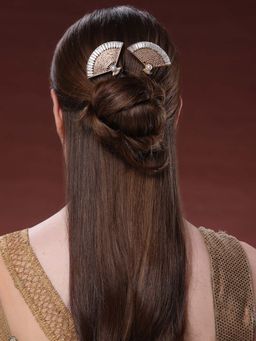 PANASH - White Traditional Hair Band
