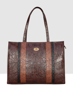 ESBEDA - Brown Stylish Laptop Office Tote Bag