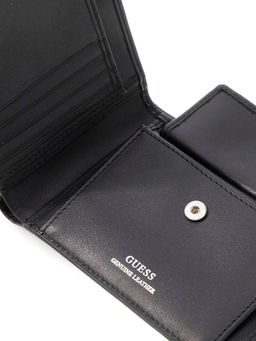 Guess - Black Leather Textured Men Wallet