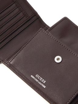 Guess - Brown Leather Solid Men Wallet