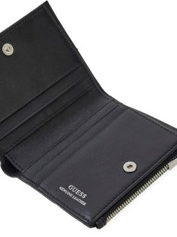 Guess - Black Leather Textured Men Wallet