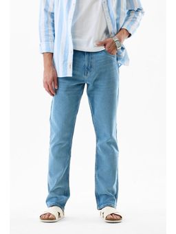 Snitch - Comfort Fit Stretch Light Blue Jeans