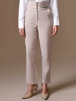 Kazo - Savannah Straight Trousers - Beige