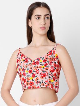 Spykar - Pink Cotton Slim Fit Top for Women