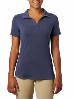 Columbia - Womens Blue Omni-Wick Essential Elements Polo Tshirt