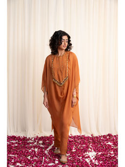 RIRASA - Embellished Kaftan with Pant and Camisole (Set of 3)