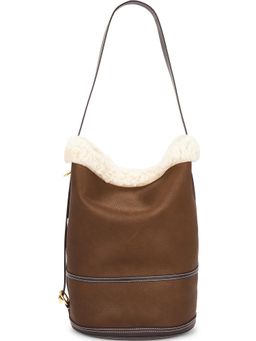POLO RALPH LAUREN - Medium Shearling Bucket Bag