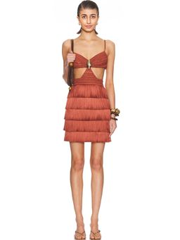 Patbo - Amethyst Fringe Dress