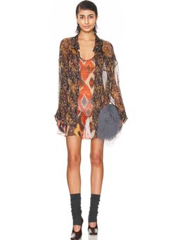 R13 - Chiffon Printed Dress Set