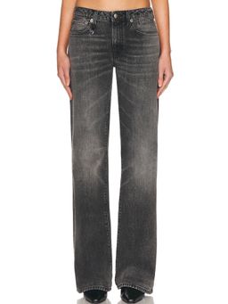 R13 - Effie Low Rise Straight Leg