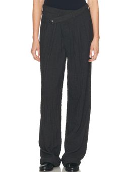 R13 - Triple Pleat Crossover Trouser