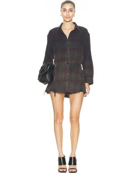 R13 - Oversized Shirt Dress Romper