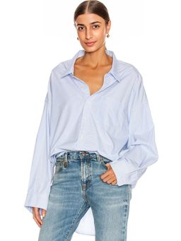 R13 - Drop Neck Oxford Shirt