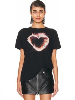 R13 - Flaming Heart Boy Tee