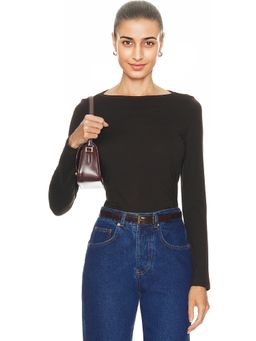 RENGGLI - Long Sleeve Boatneck Tee